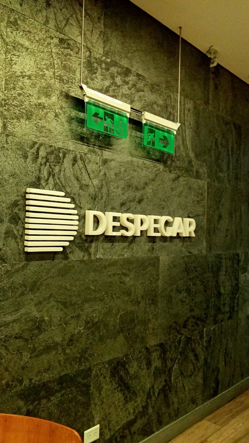 Isologo corpóreo de Despegar